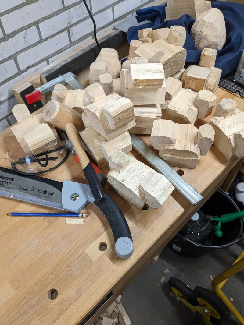 Houten katjes 6