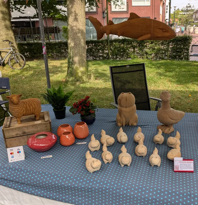 Houten katjes 10